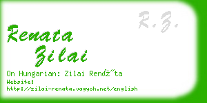 renata zilai business card